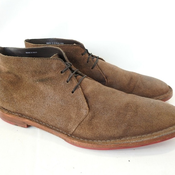 Cole Haan Size 13 M Brown Suede Chukka Mens R3D17 main image 6